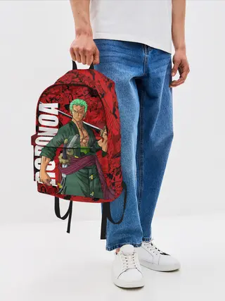 Рюкзак джинсовый / Ророноа Зоро, One Piece