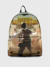 Рюкзак джинсовый / PUBG СОЛДАТ В ШЛЕМЕ | ПАБГ
