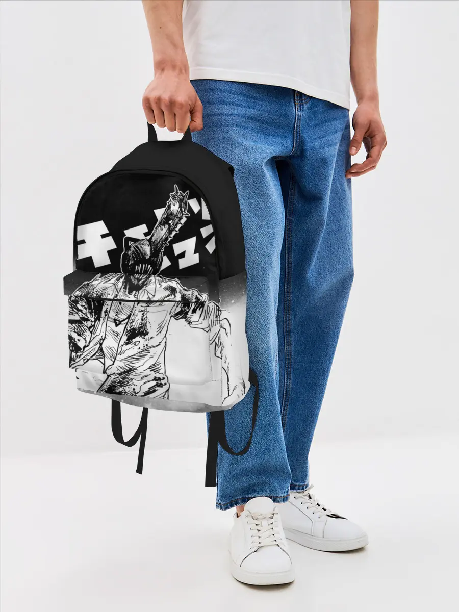Рюкзак джинсовый / Человек-бензопила