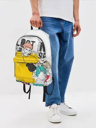 Рюкзак джинсовый / Итадори Юдзи - Jujutsu Kaisen