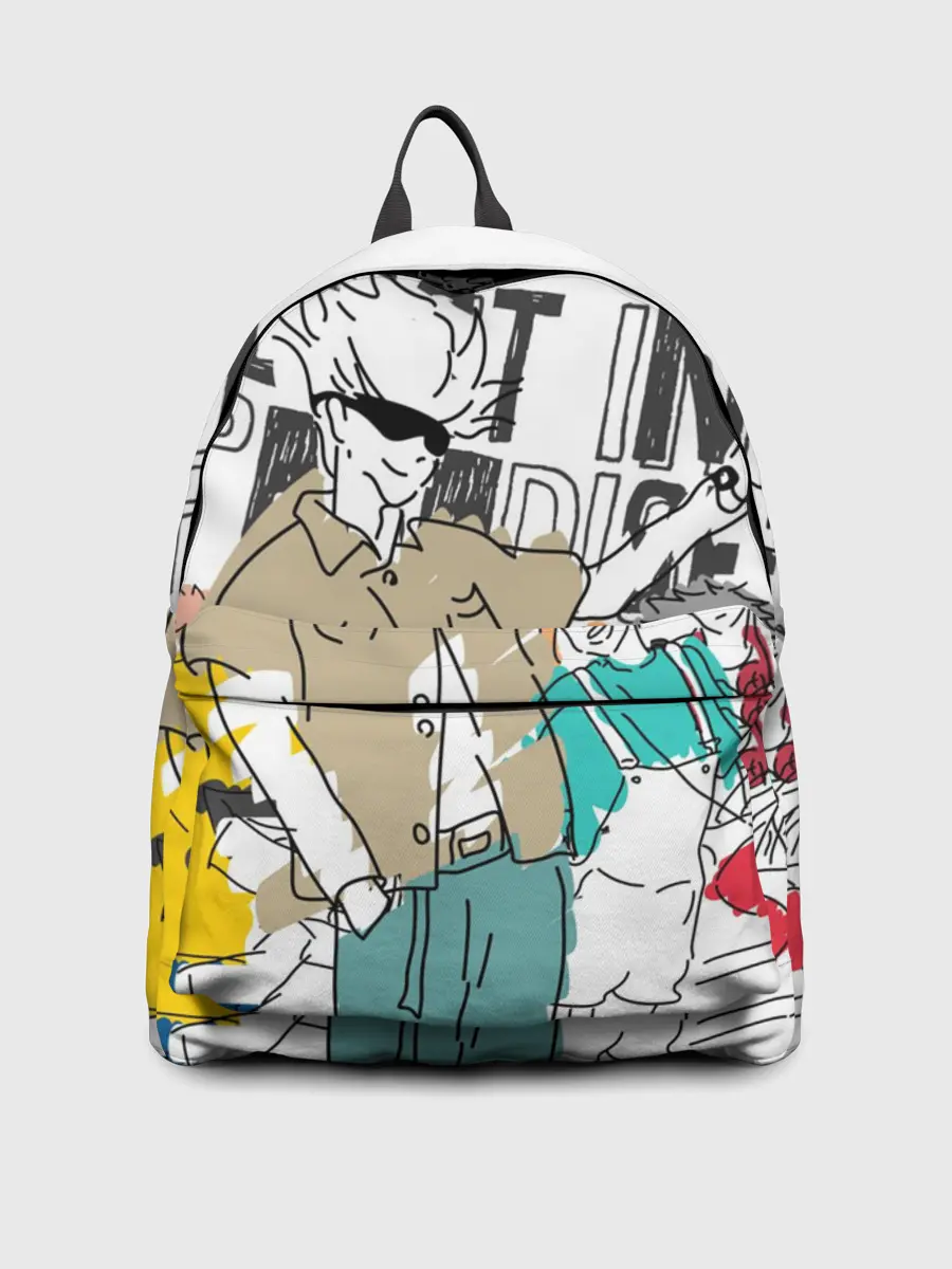 Рюкзак джинсовый / Сатору Годжо - Jujutsu Kaisen