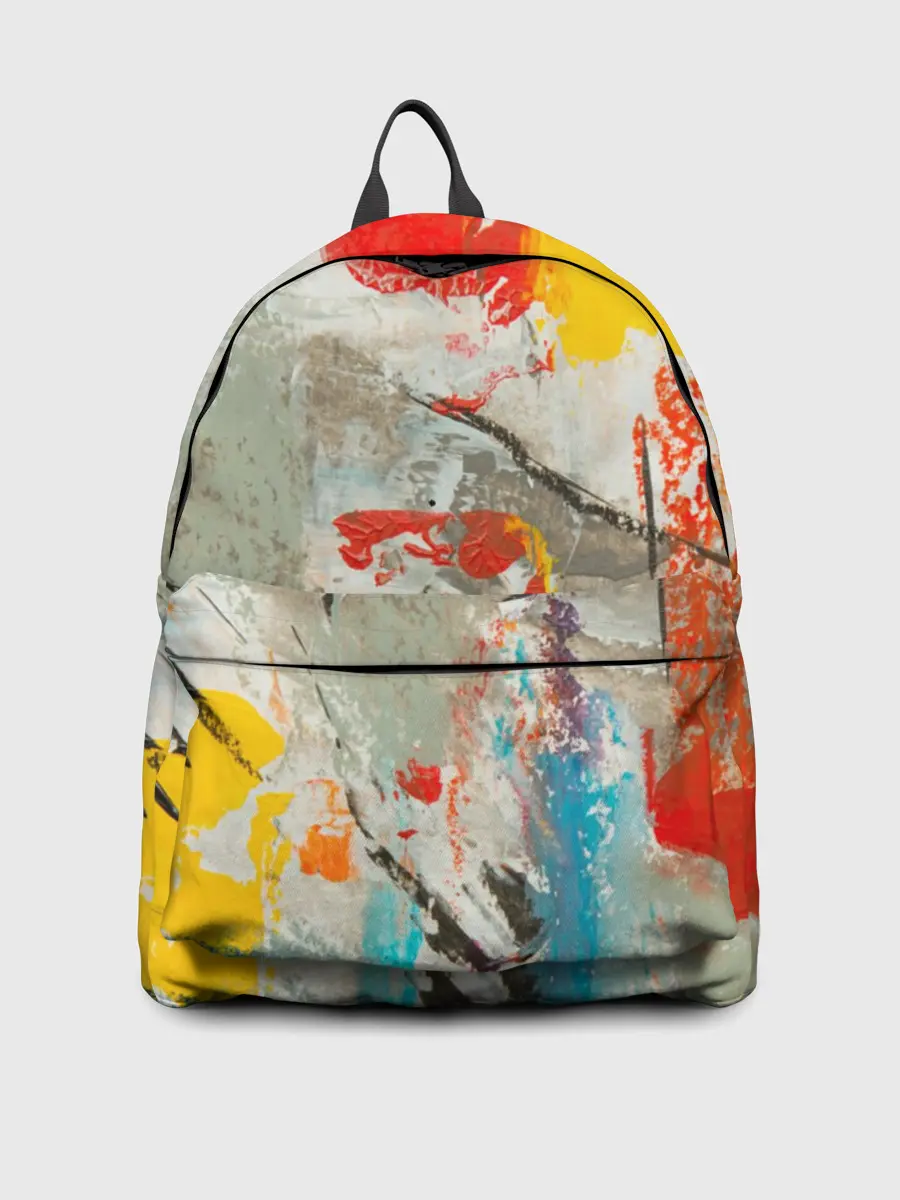 Рюкзак джинсовый / Буйство красок 3D