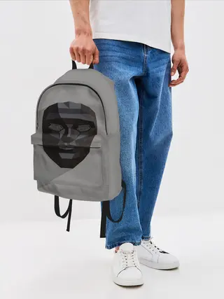 Рюкзак джинсовый / ИГРА В КАЛЬМАРА РАСПОРЯДИТЕЛЬ | SQUID GAME