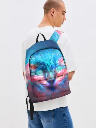 Рюкзак джинсовый / ВСЕЛЕНСКИЙ КОТ