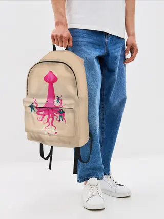 Рюкзак джинсовый / В плену у Кальмара