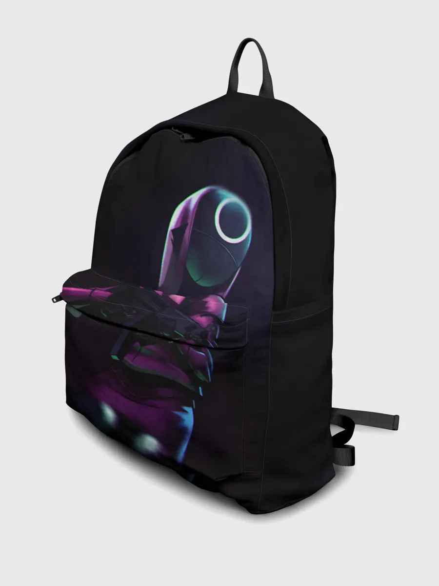 Рюкзак джинсовый / Круг с оружием