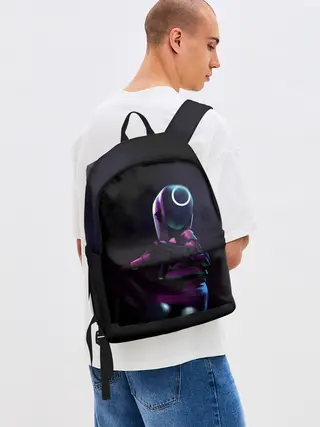 Рюкзак джинсовый / Круг с оружием