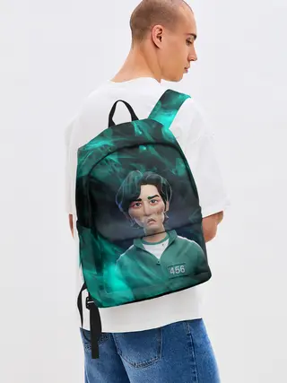 Рюкзак джинсовый / Seong Gi-hun | Squid Game