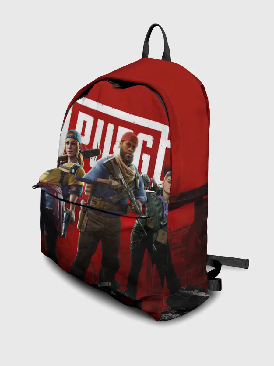 Рюкзак джинсовый / ПАБГ КОРОЛЕВСКАЯ БИТВА / PUBG