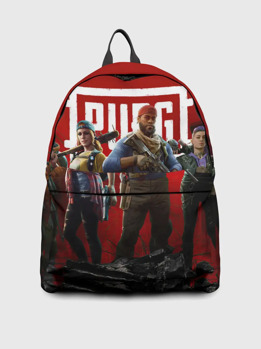 Рюкзак джинсовый / ПАБГ КОРОЛЕВСКАЯ БИТВА / PUBG