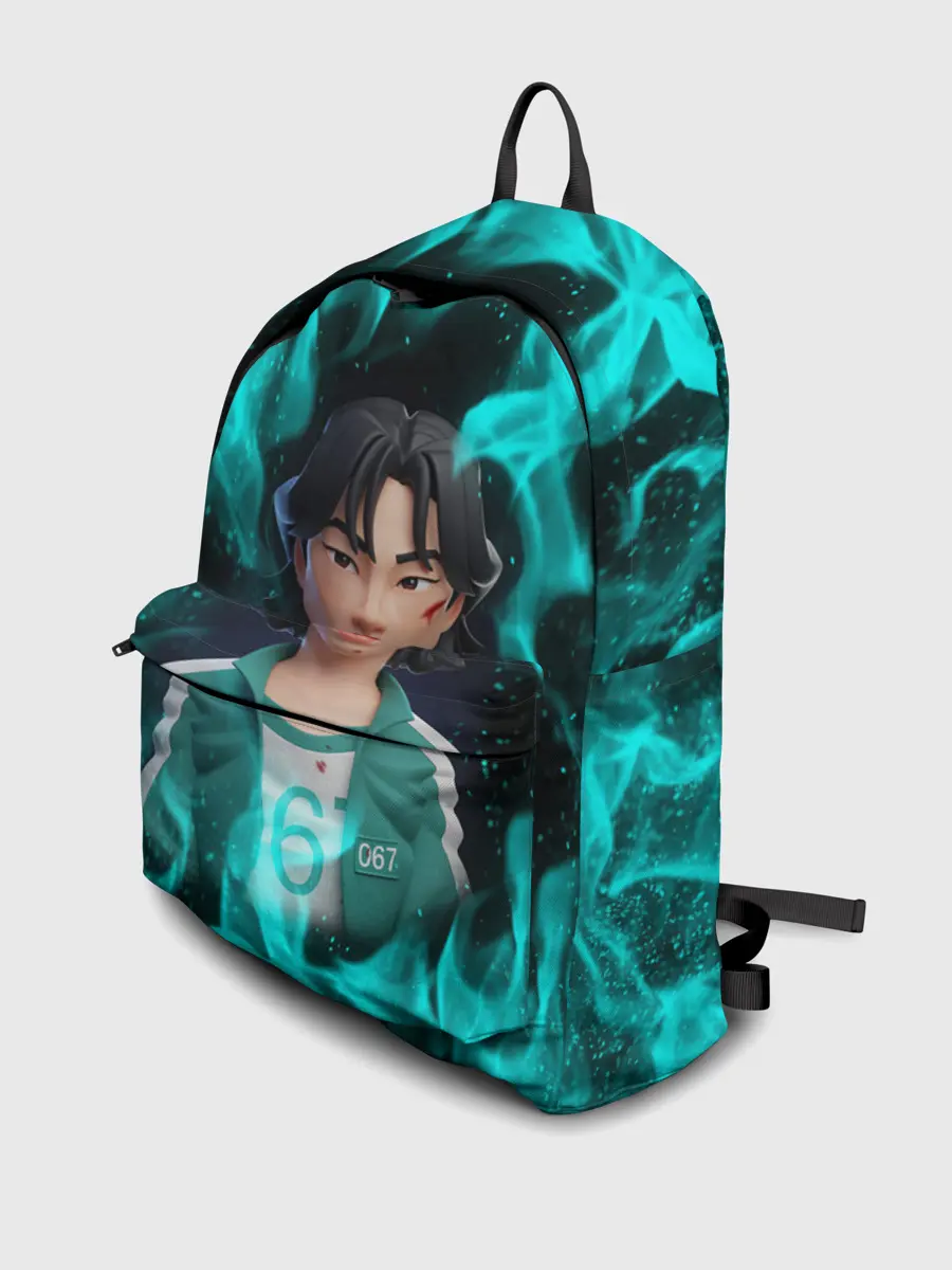 Рюкзак джинсовый / Кан Сэ Бёк 3D ART | 067