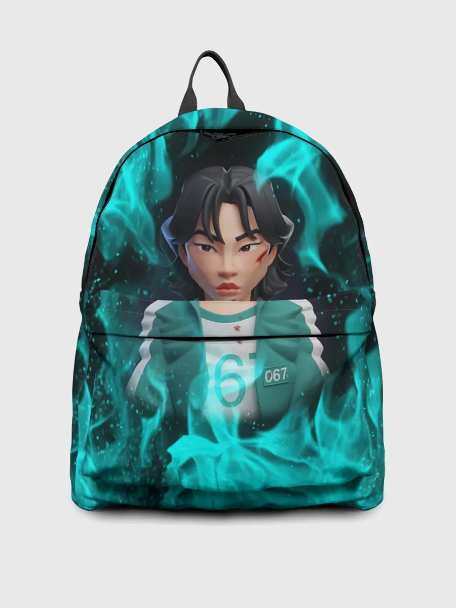 Рюкзак джинсовый / Кан Сэ Бёк 3D ART | 067