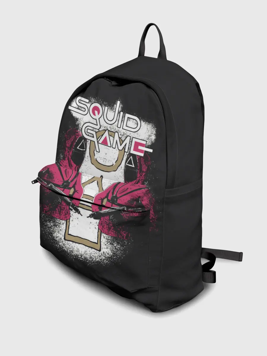 Рюкзак джинсовый / Игра Кальмара началась!