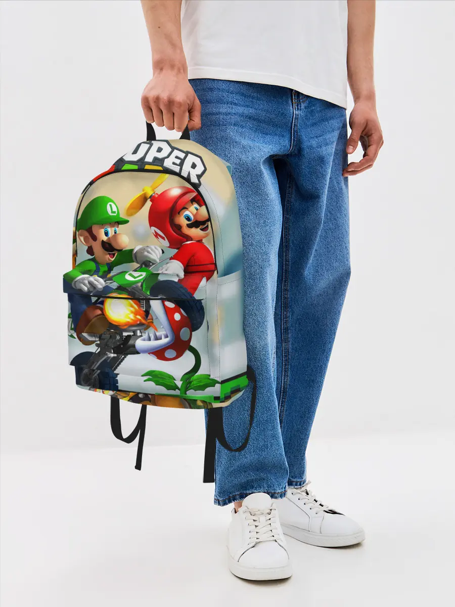 Рюкзак джинсовый / MarioHelmet