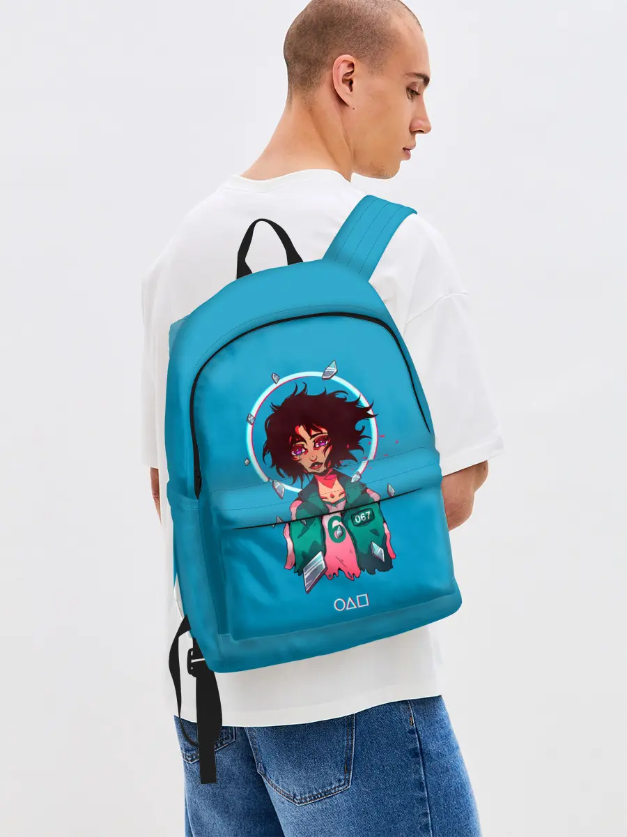 Рюкзак джинсовый / Плачущая 067