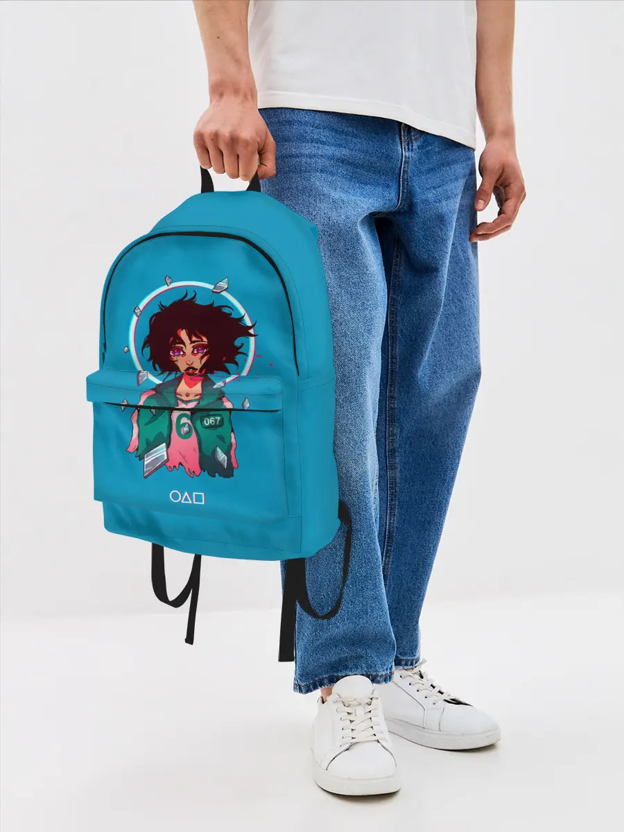 Рюкзак джинсовый / Плачущая 067