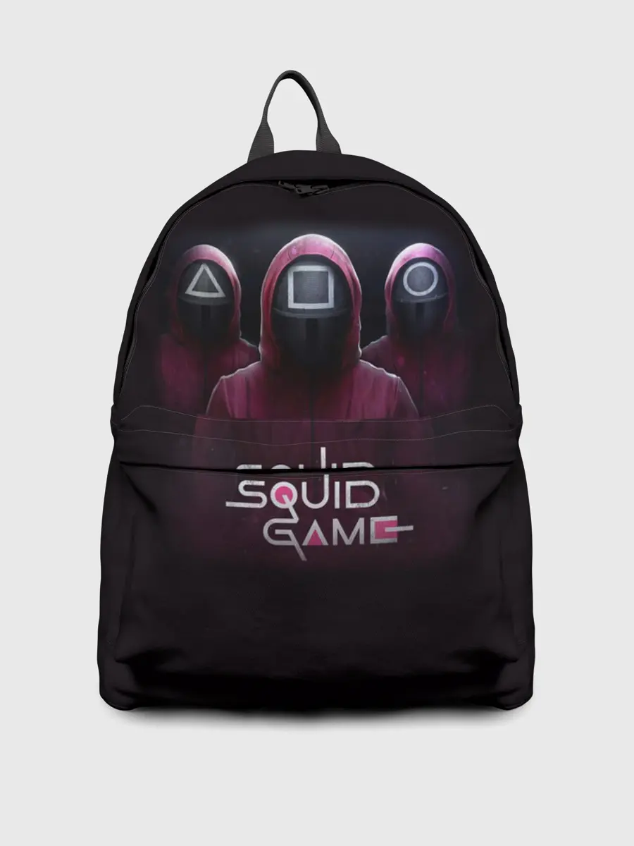 Рюкзак джинсовый / SQUID GAME | ИГРА В КАЛЬМАРА СОТРУДНИКИ