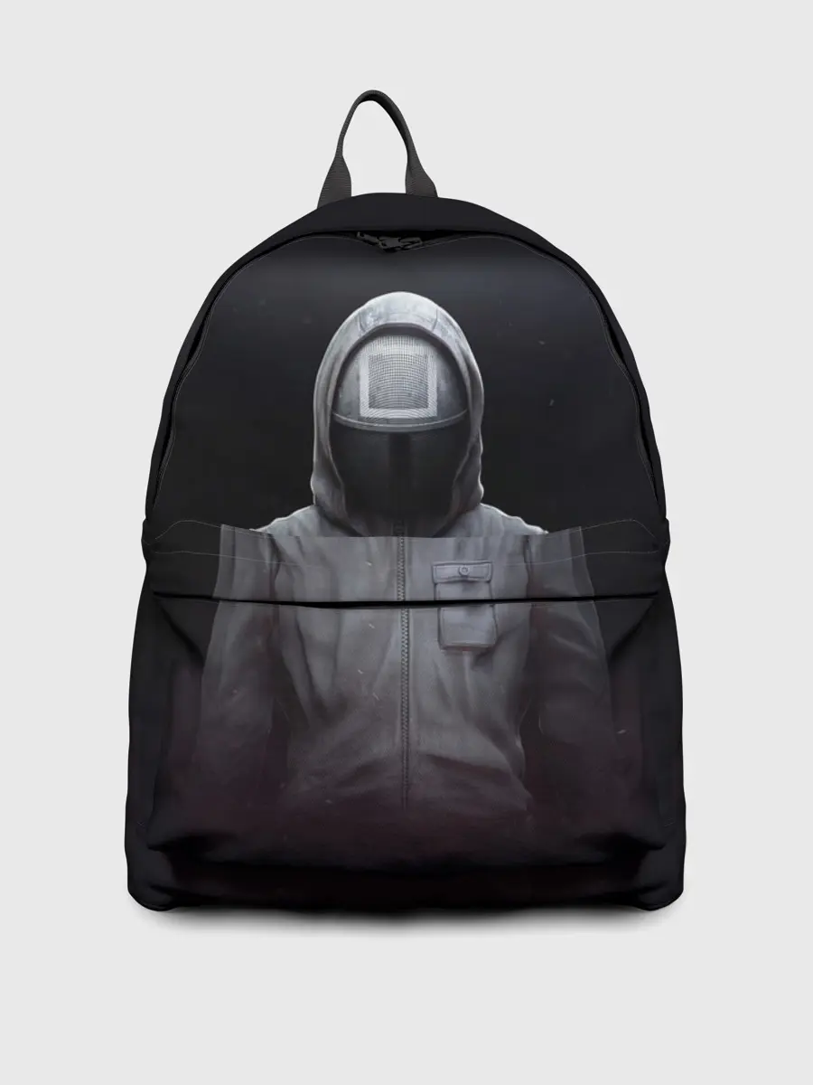 Рюкзак джинсовый / ИГРА В КАЛЬМАРА | СОТРУДНИК КВАДРАТ