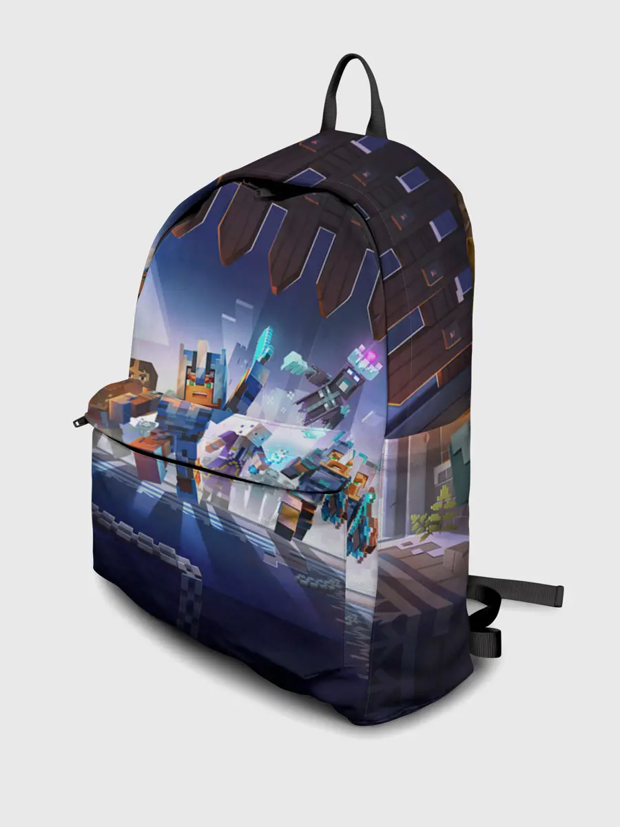 Рюкзак джинсовый / MINECRAFT АРМИЯ КРИПЕРОВ