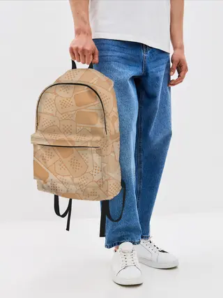 Рюкзак джинсовый / Просто пластыри