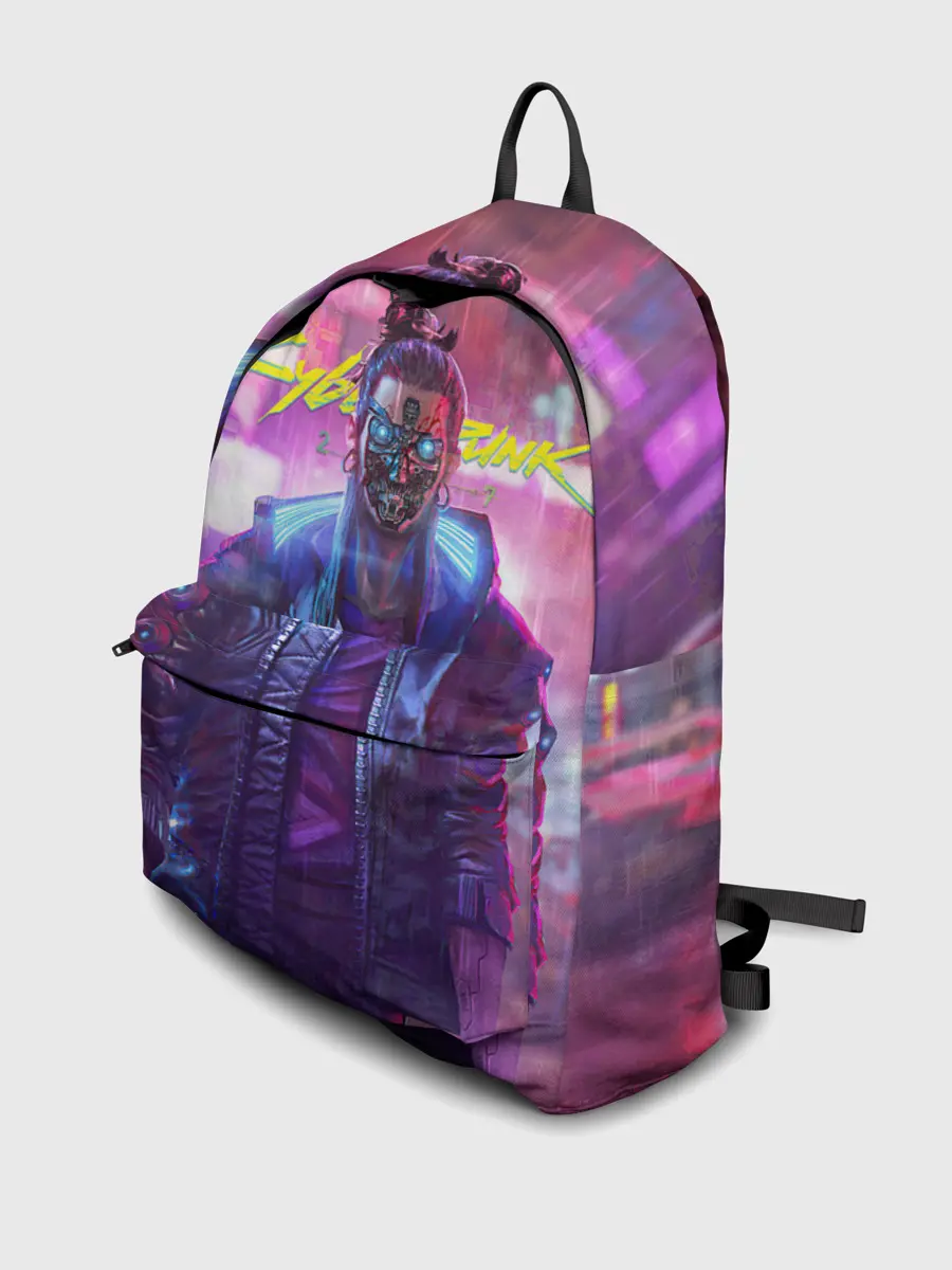 Рюкзак джинсовый / CYBERPUNK 2077 SAMURAI, ХАОС