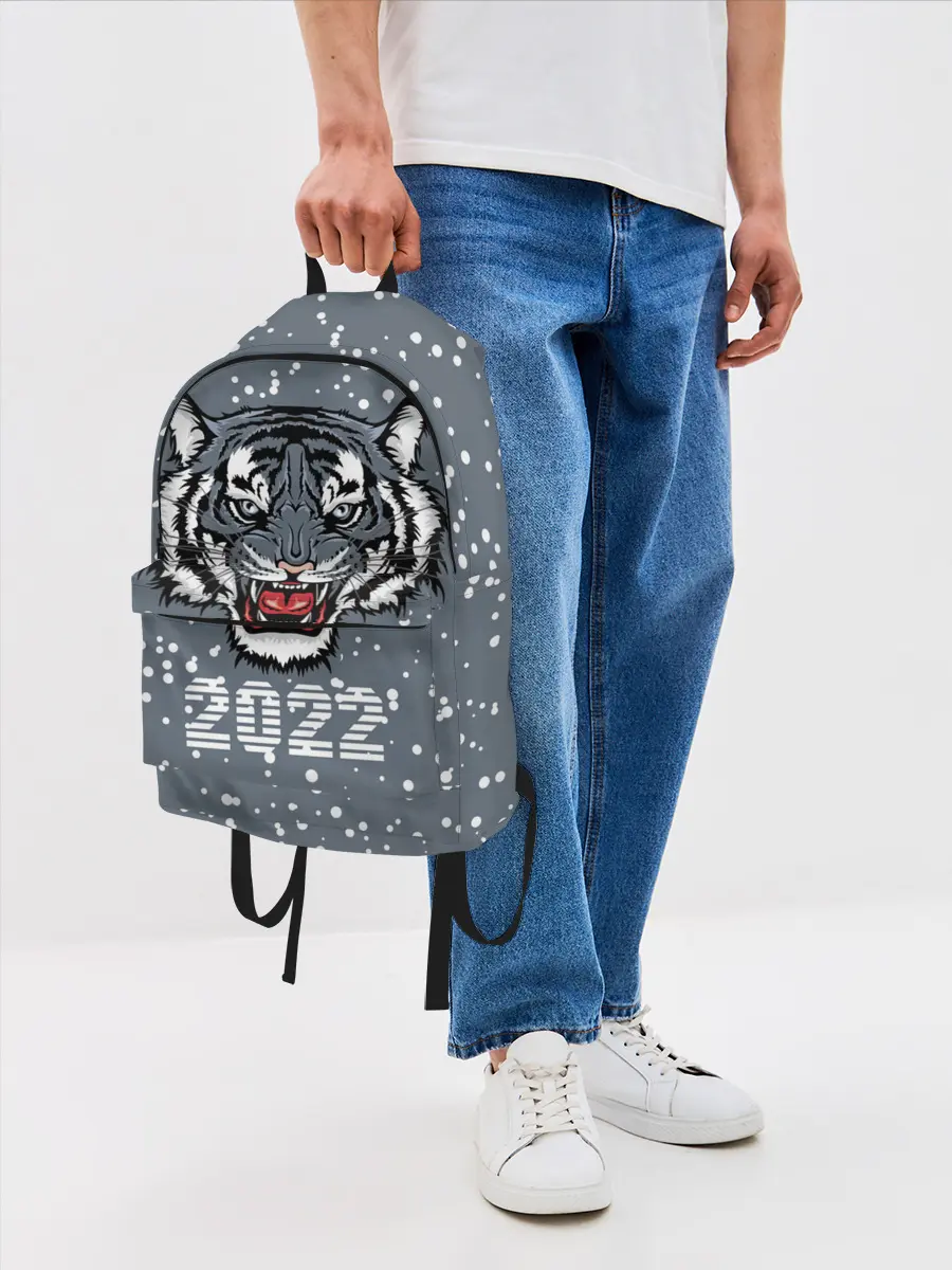 Рюкзак джинсовый / Водяной тигр 2022