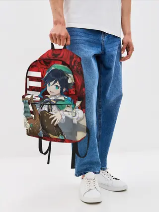 Рюкзак джинсовый / Венти | Genshin Impact