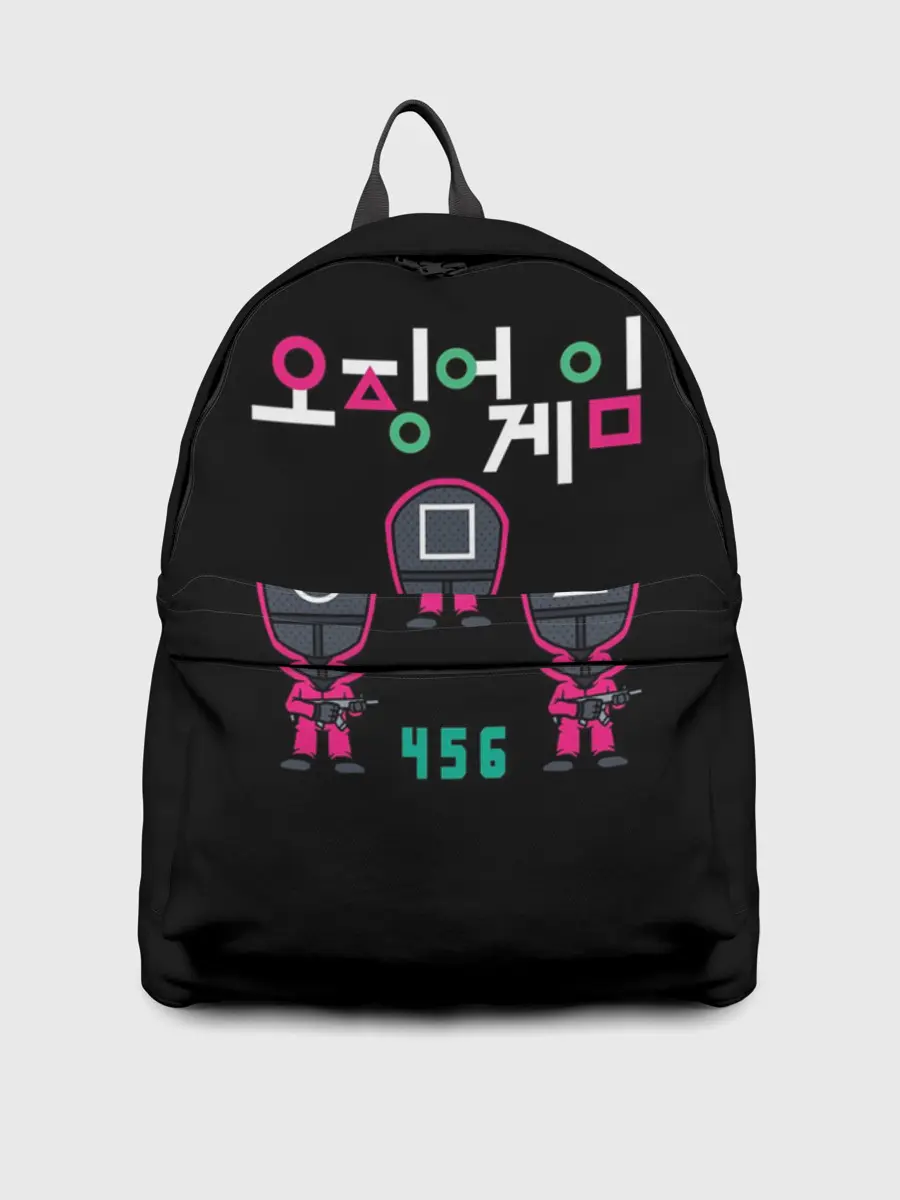 Рюкзак джинсовый / ИГРА В КАЛЬМАРА 456 | SQUID GAME