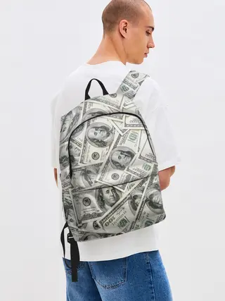 Рюкзак джинсовый / dollars money