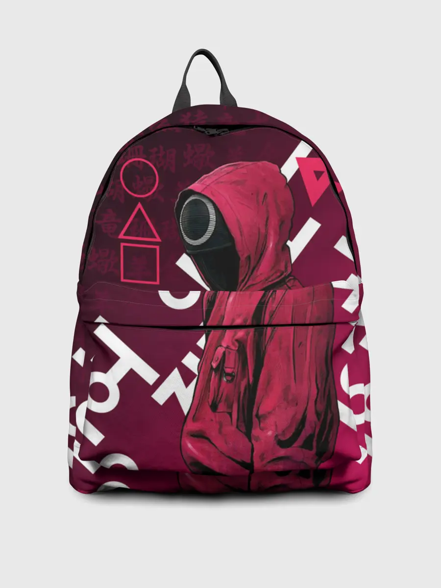 Рюкзак джинсовый / ИГРА В КАЛЬМА, УЗОР ИЕРОГЛИФЫ