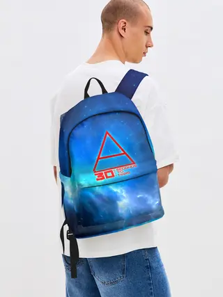 Рюкзак джинсовый / 30 Seconds to Mars космос