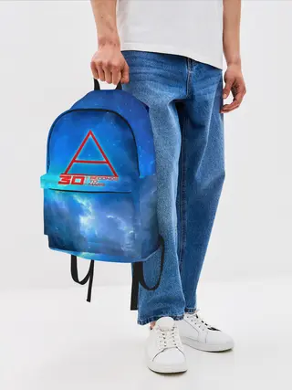 Рюкзак джинсовый / 30 Seconds to Mars космос