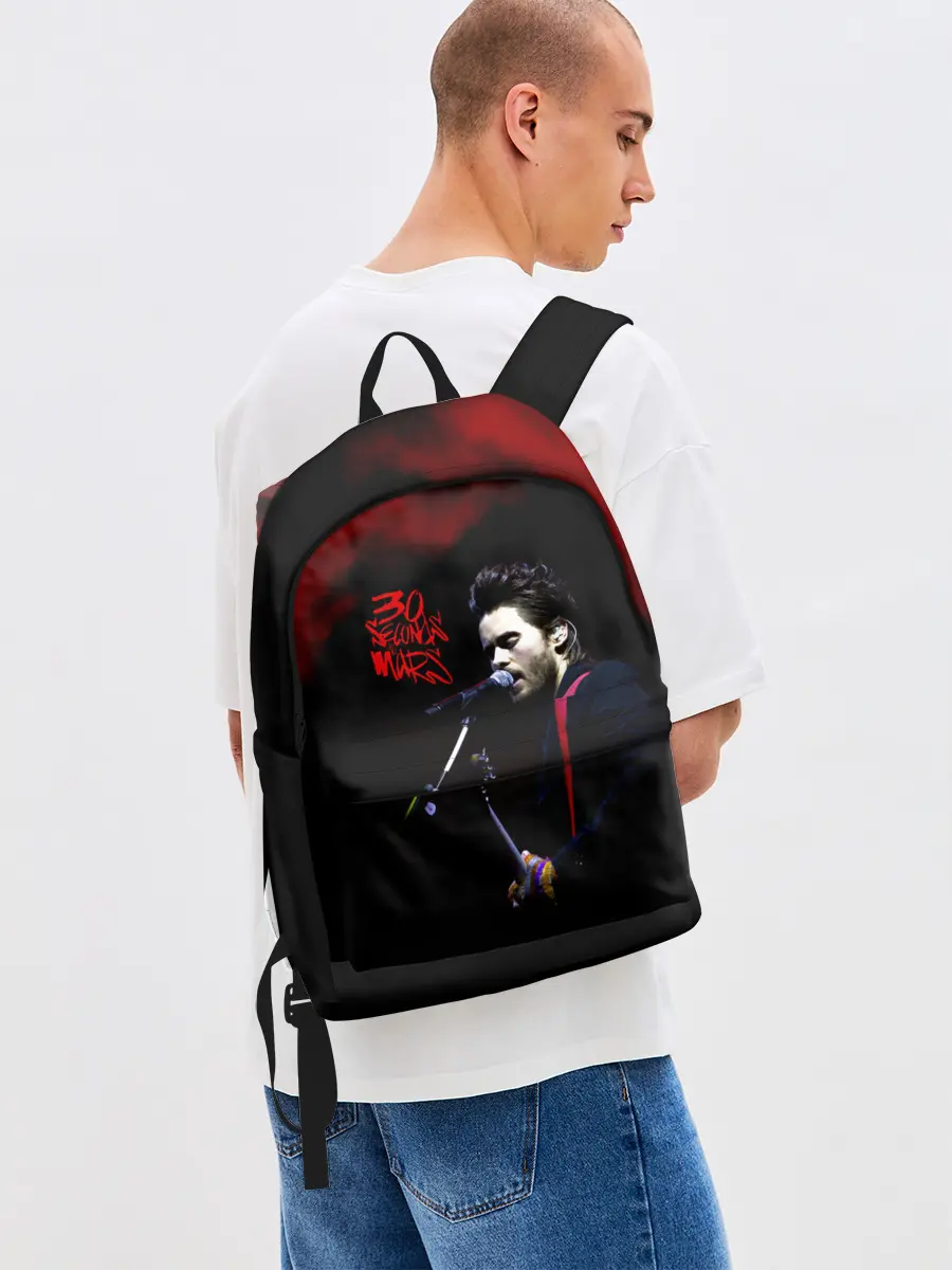 Рюкзак джинсовый / Джаред Лето - 30 Seconds to Mars