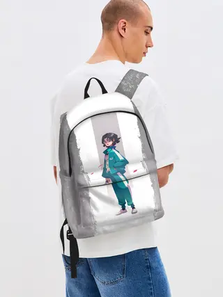 Рюкзак джинсовый / 067 | Кан Сэ Бёк