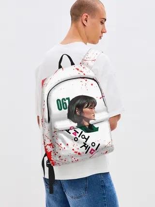 Рюкзак джинсовый / KANG SAE BYEOK | SQUID GAME