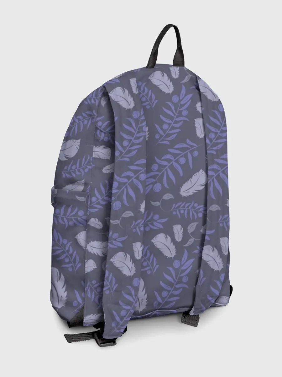 Рюкзак джинсовый / Зимняя абстракция