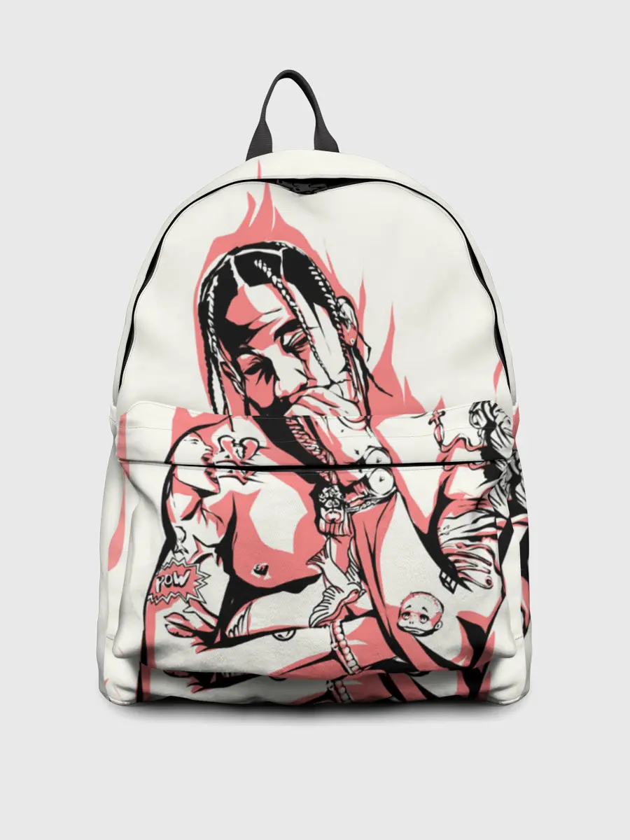 Рюкзак джинсовый / Тревис в огне