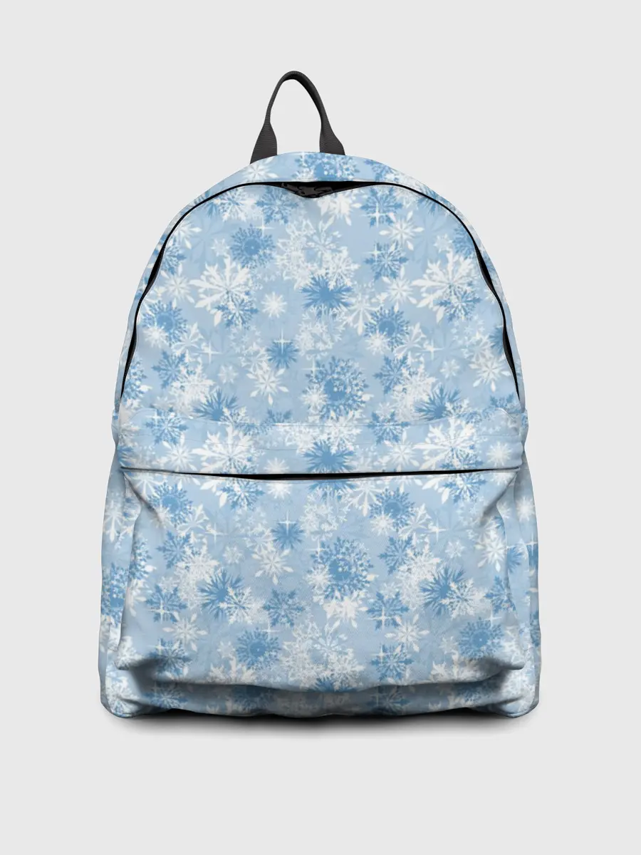 Рюкзак джинсовый / Морозное Снежное Утро