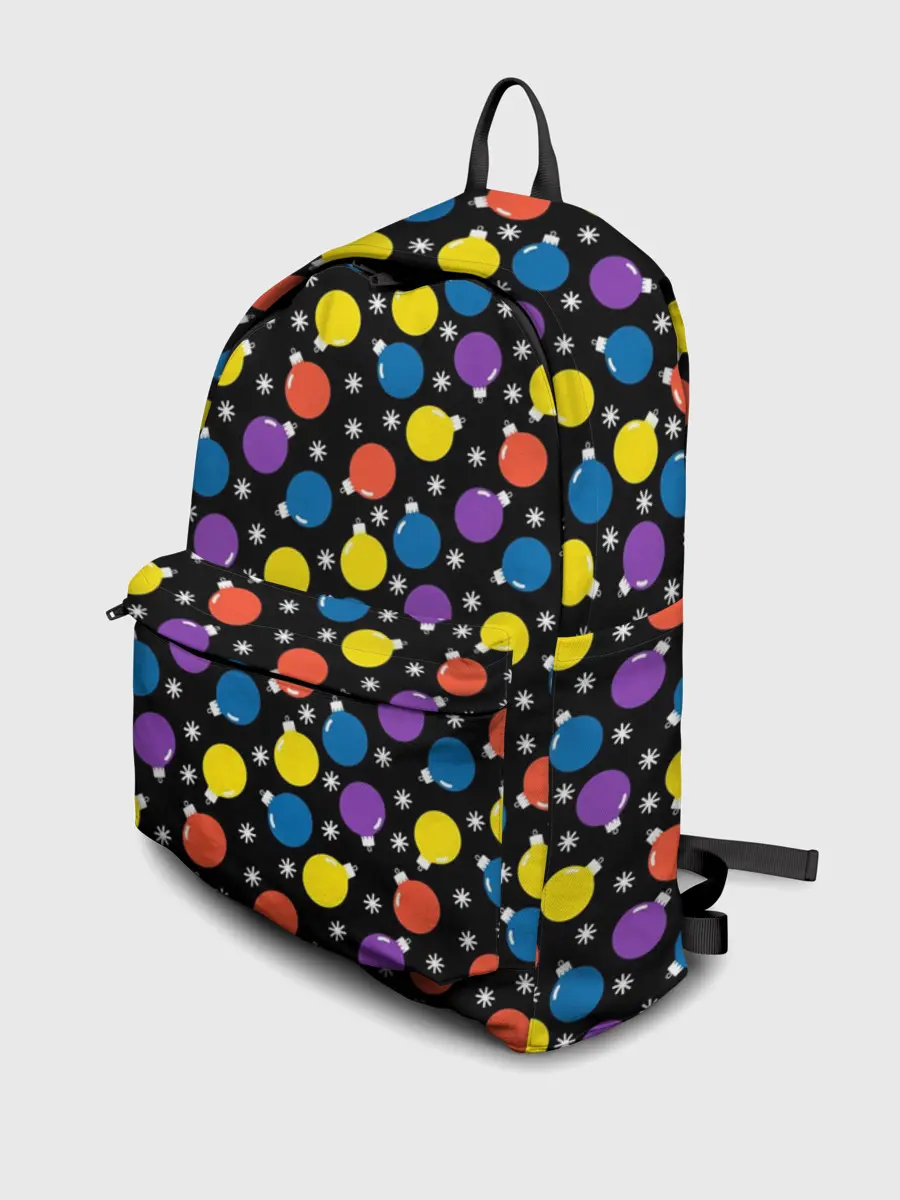 Рюкзак джинсовый / Новогодние Лампочки