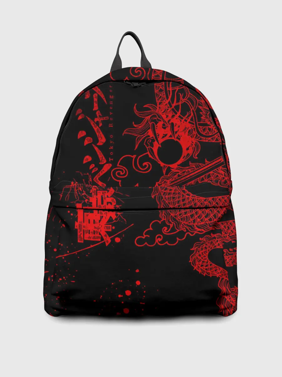 Рюкзак джинсовый / ТОКИЙСКИЕ МСТИТЕЛИ КРАСНЫЙ ДРАКОН