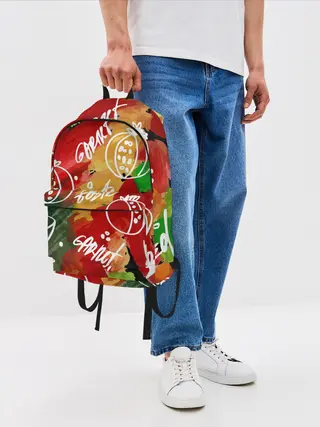 Рюкзак джинсовый / Вкус граната