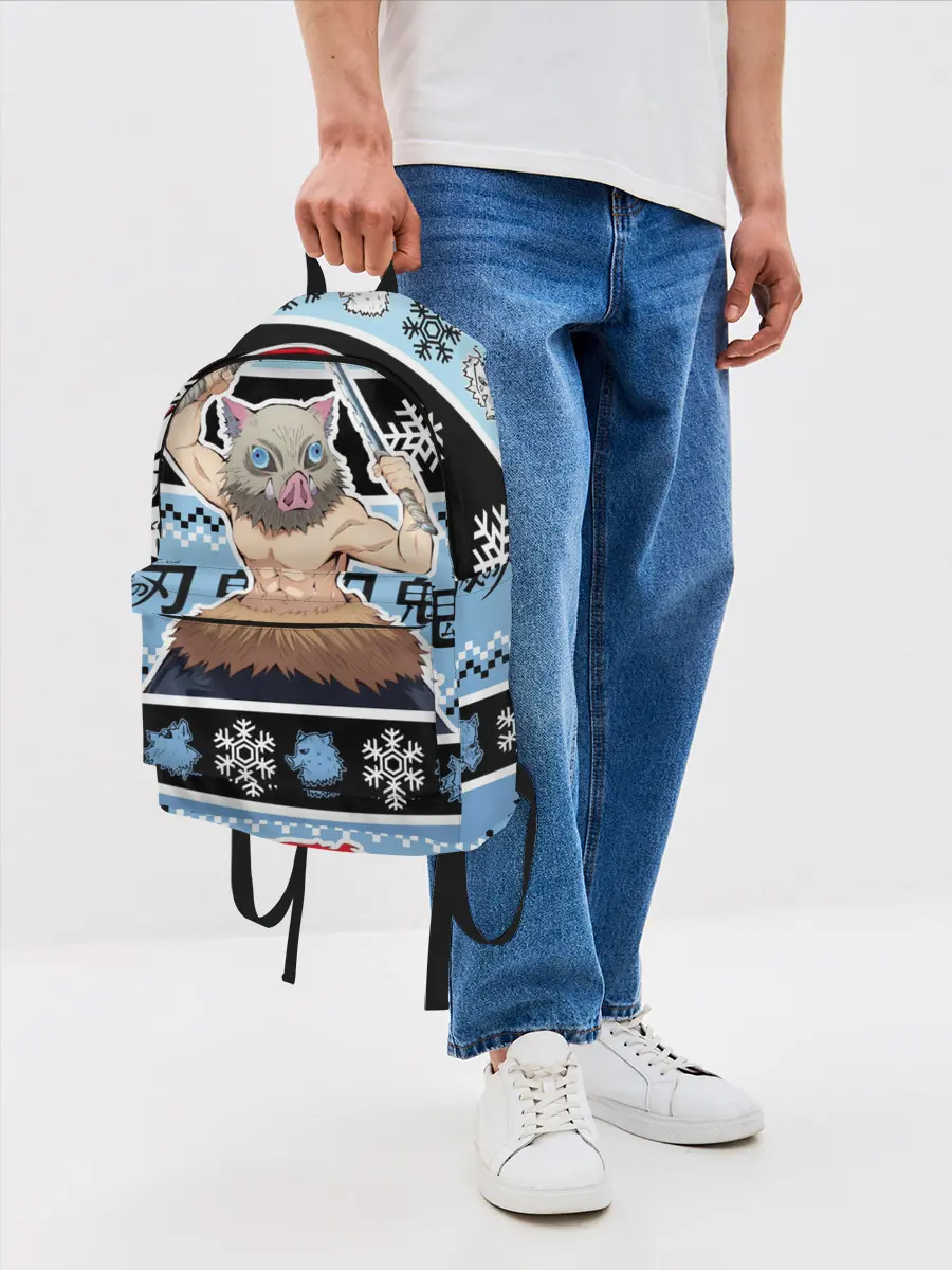 Рюкзак джинсовый / ИНОСКЕ ХАШИБИРА