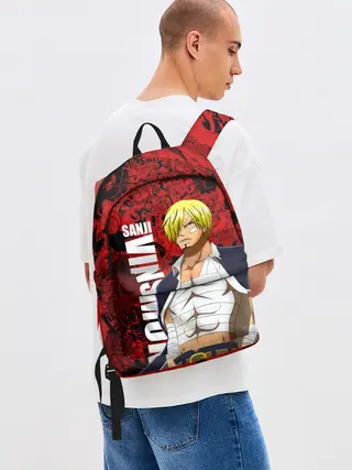 Рюкзак джинсовый / Санджи Винсмок, One Piece