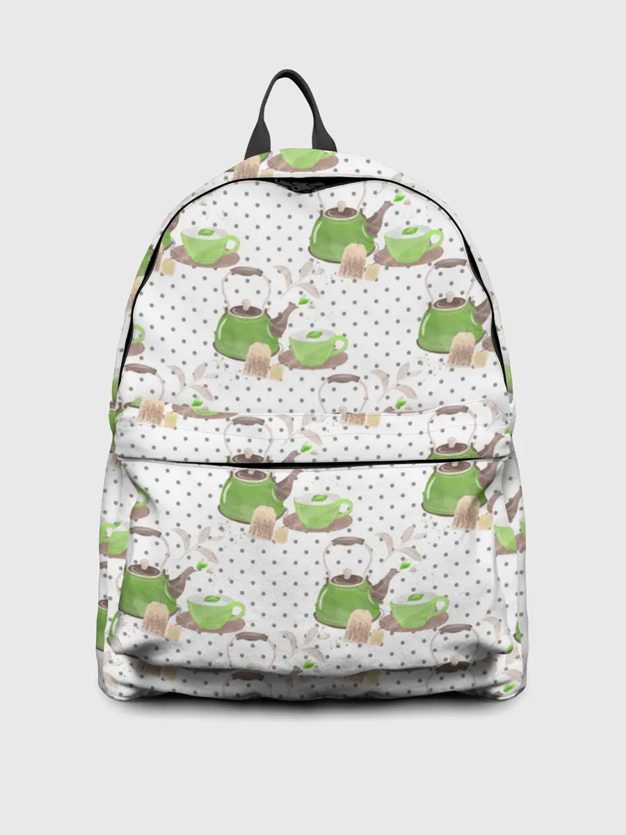 Рюкзак джинсовый / Зеленый чай