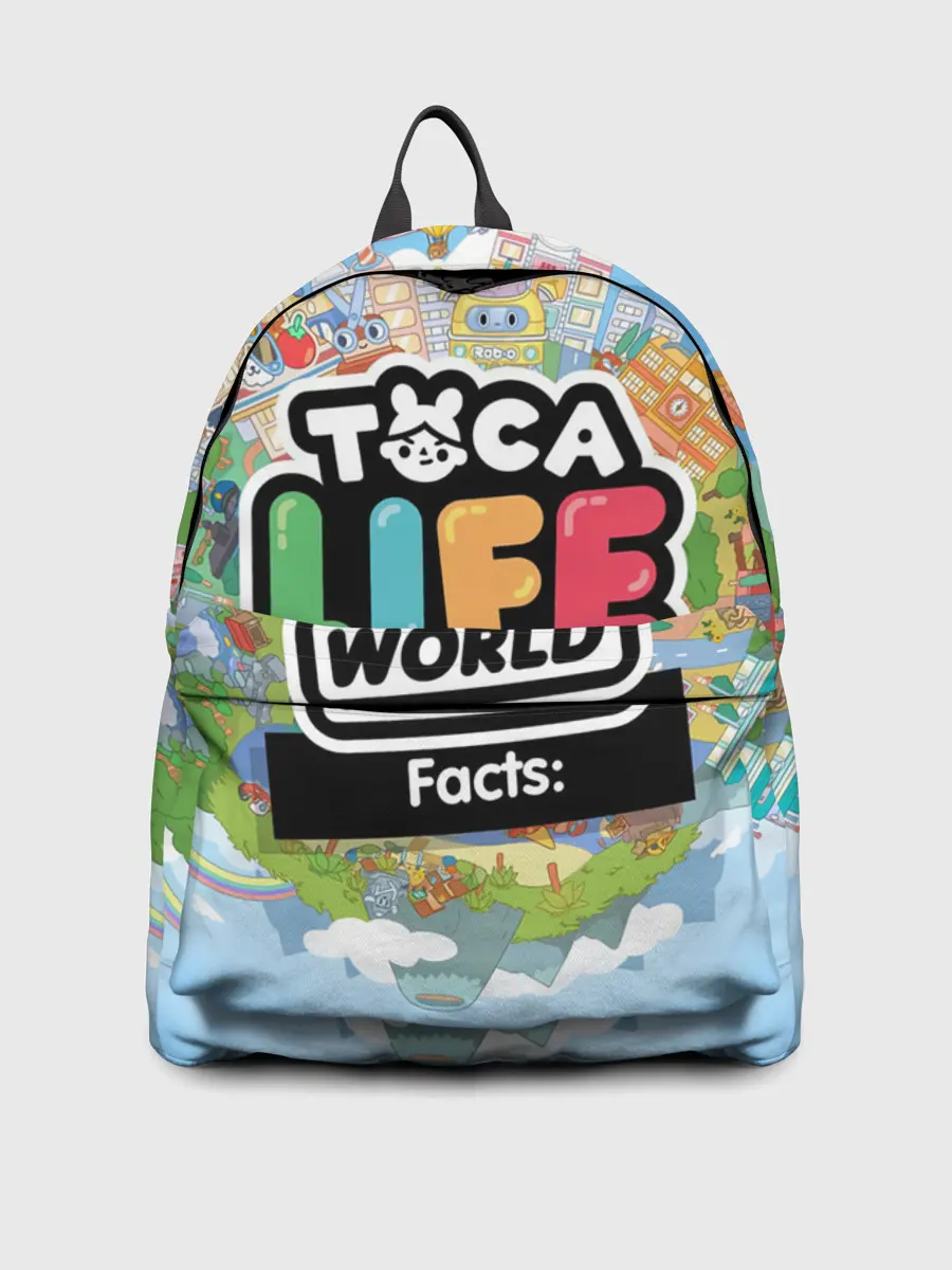 Рюкзак джинсовый / TOCA BOCA WORLD, ПЛАНЕТА ИГРЫ