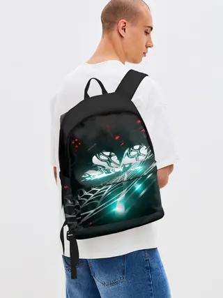 Рюкзак джинсовый / Кибератака