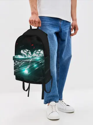 Рюкзак джинсовый / Кибератака