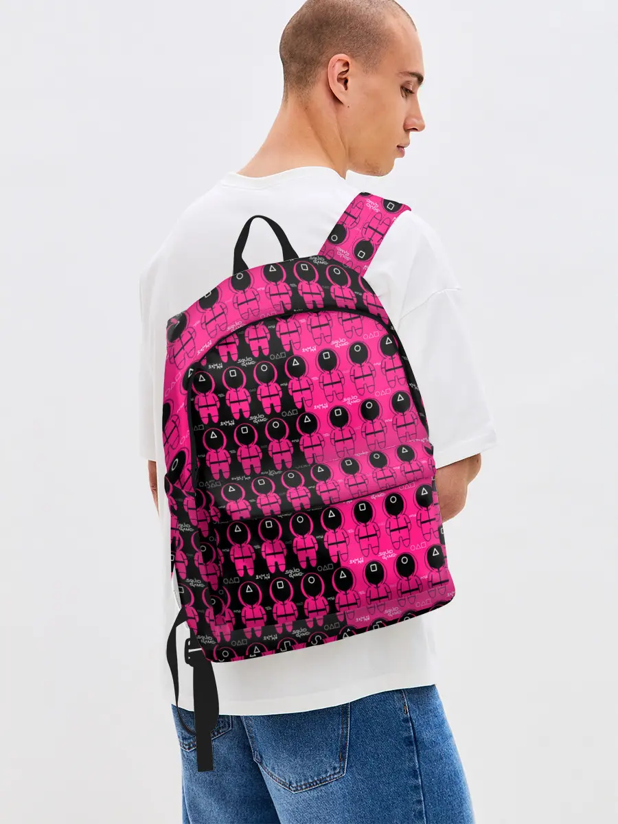 Рюкзак джинсовый / Squid Game