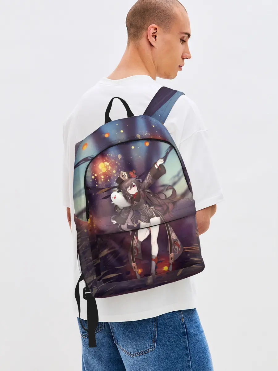 Рюкзак джинсовый / Ху Тао