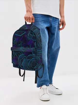 Рюкзак джинсовый / Пепельная Роза
